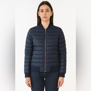 Ralph Lauren Small Blue Puffer Jacket with Quilted Design